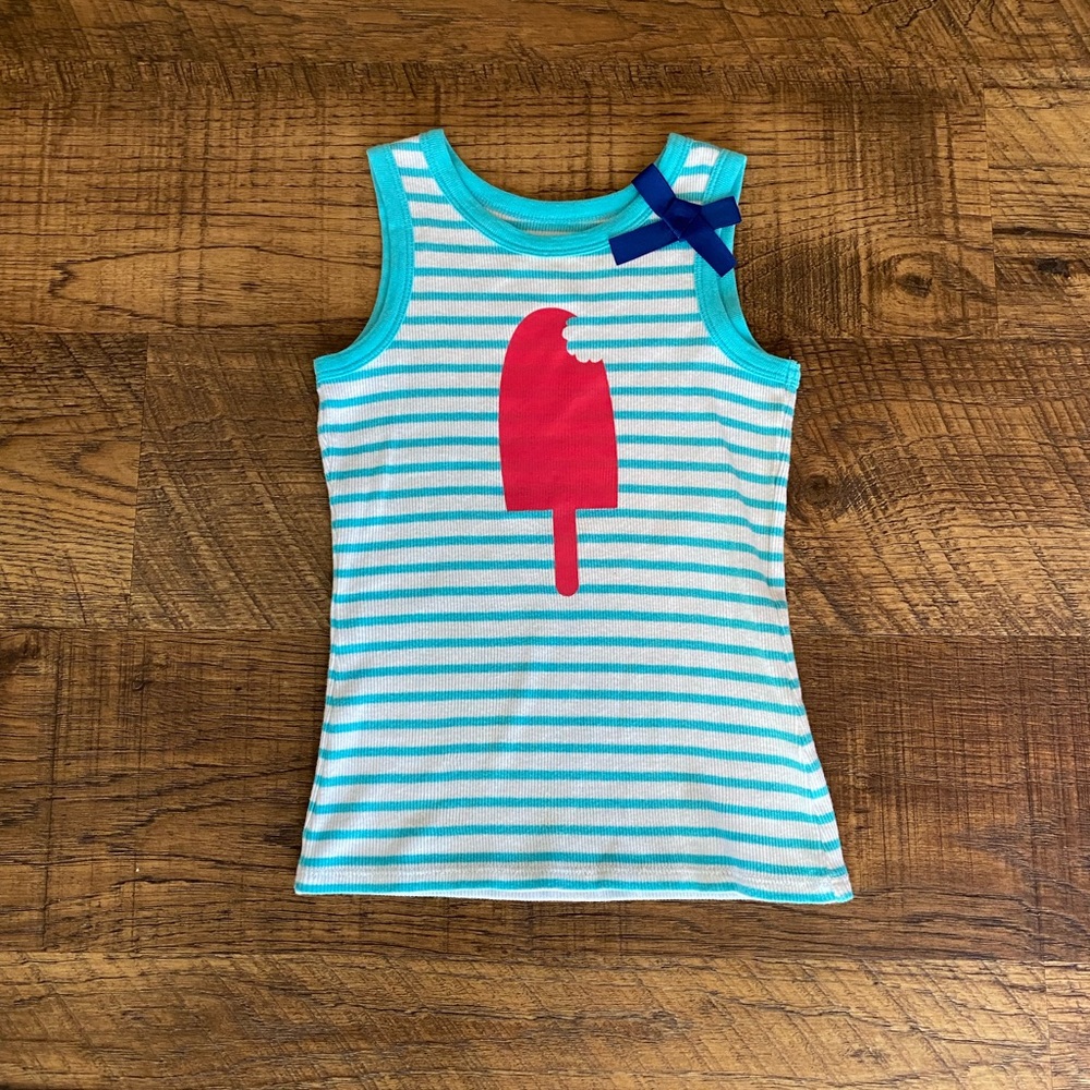 ❤️Like New Garnet Hill Popsicle Tank Top Size M